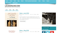 Desktop Screenshot of lacanonline.com